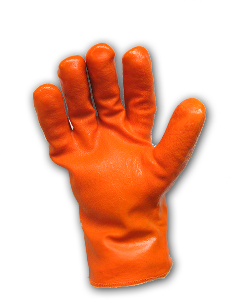 PVC coated, Saturation Proof Impact Glove